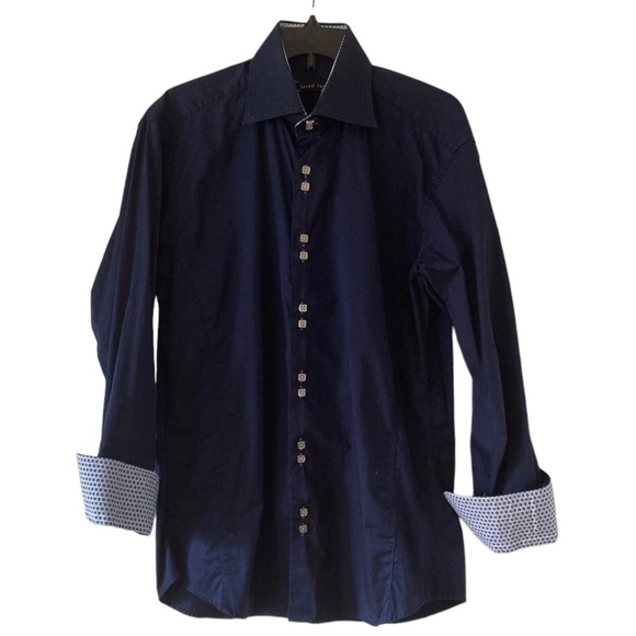 Jared Lang Men's Button-Down Shirt Long Sleeve Casual Shirt - Picture 3 of 7